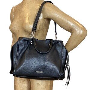 Steve Madden BDANNYY Satchel Shoulder Bag Black 290G